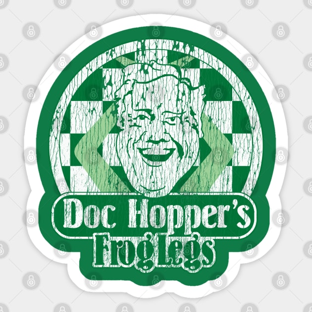 Doc Hopper's Frog Legs Sticker by jywear